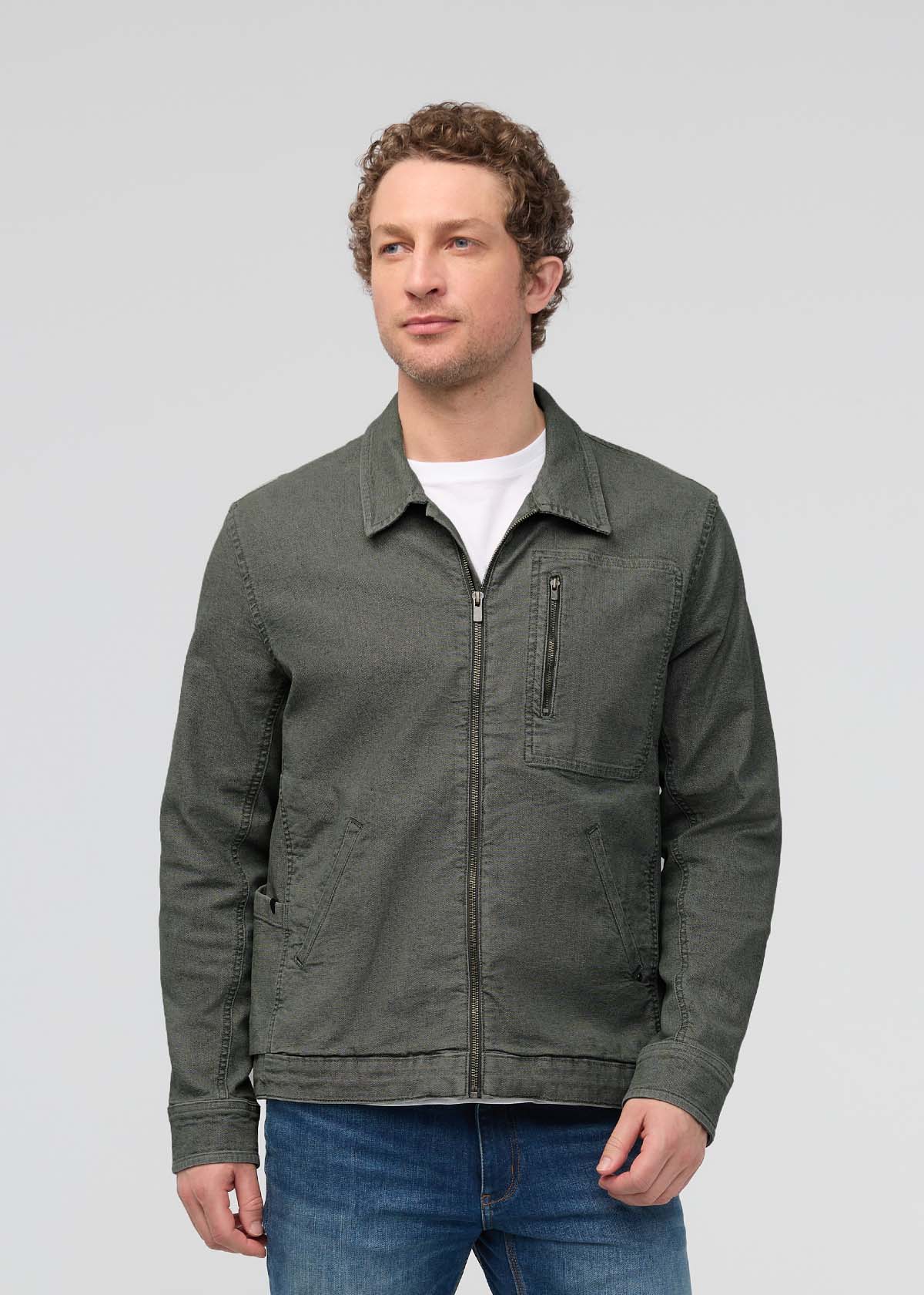 Duer | Stretch Canvas Utility Jacket Black Spruce