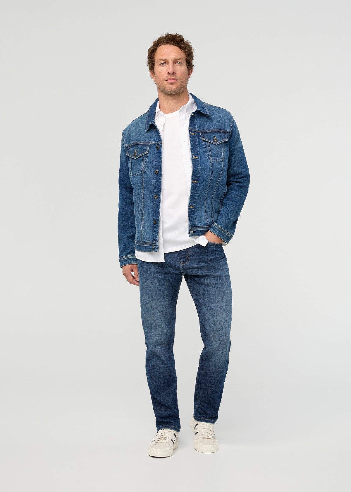 Performance Denim Loose Taper - Ocean Swell | DUER