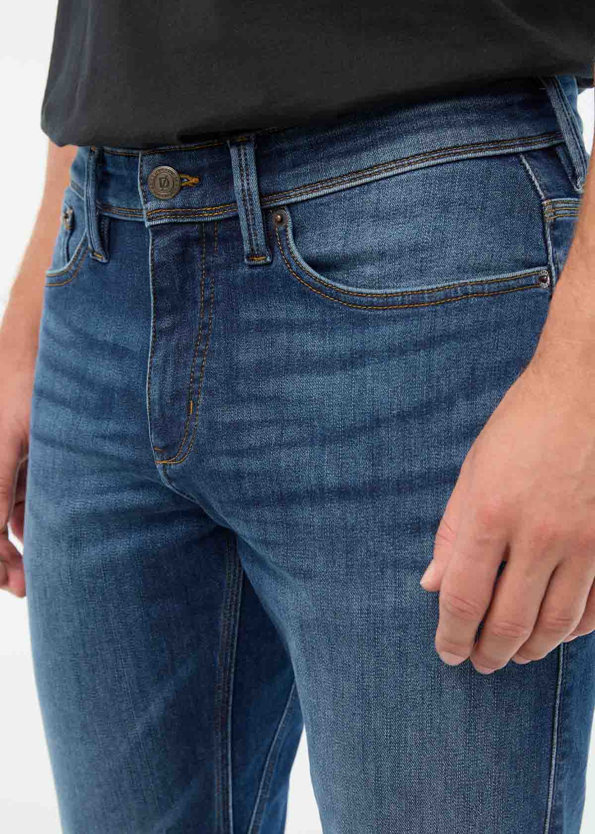 Tech Fleece Denim Athletic Taper - Dark Stone | DUER
