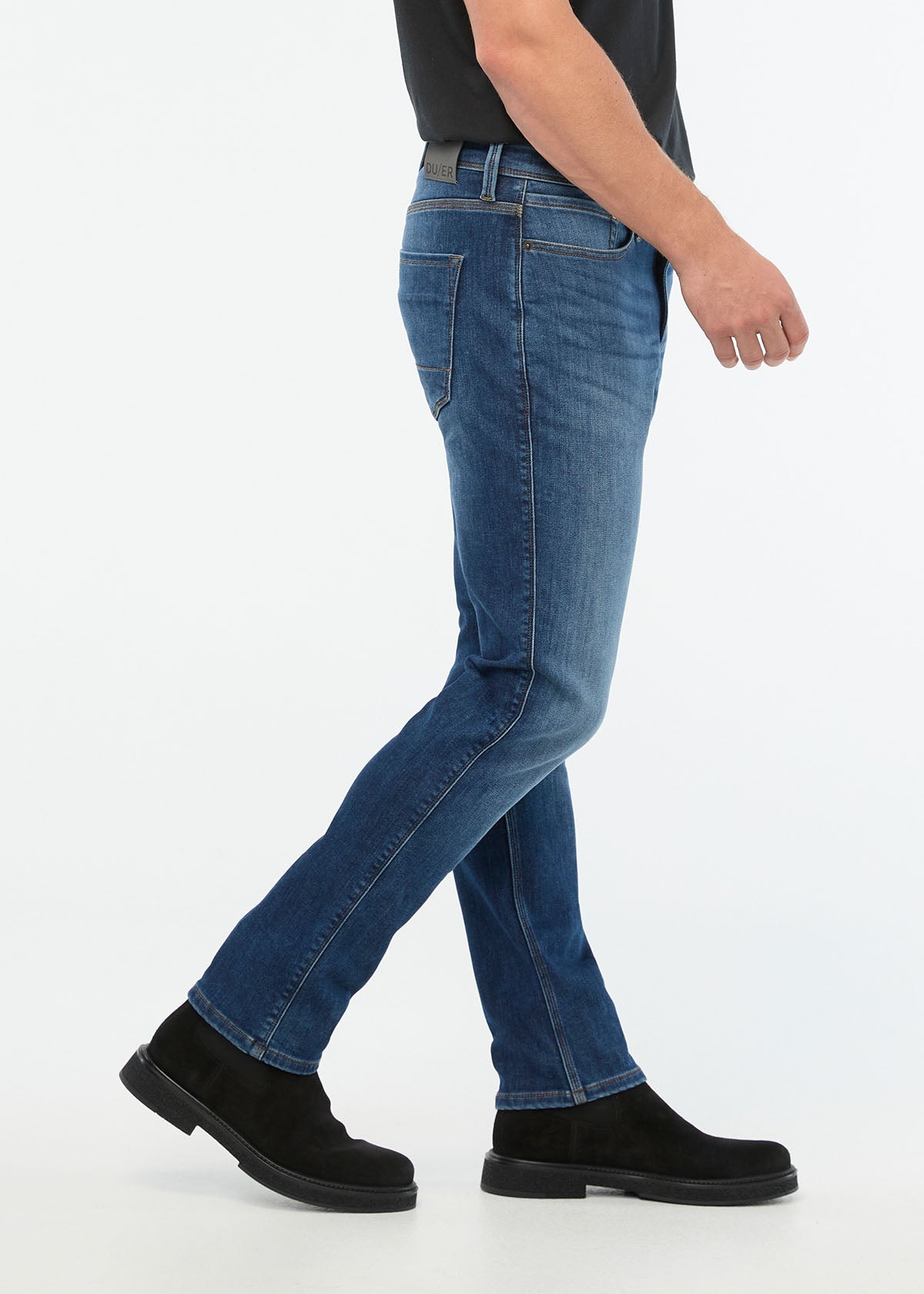 Tech Fleece Denim Athletic Taper - Dark Stone | DUER