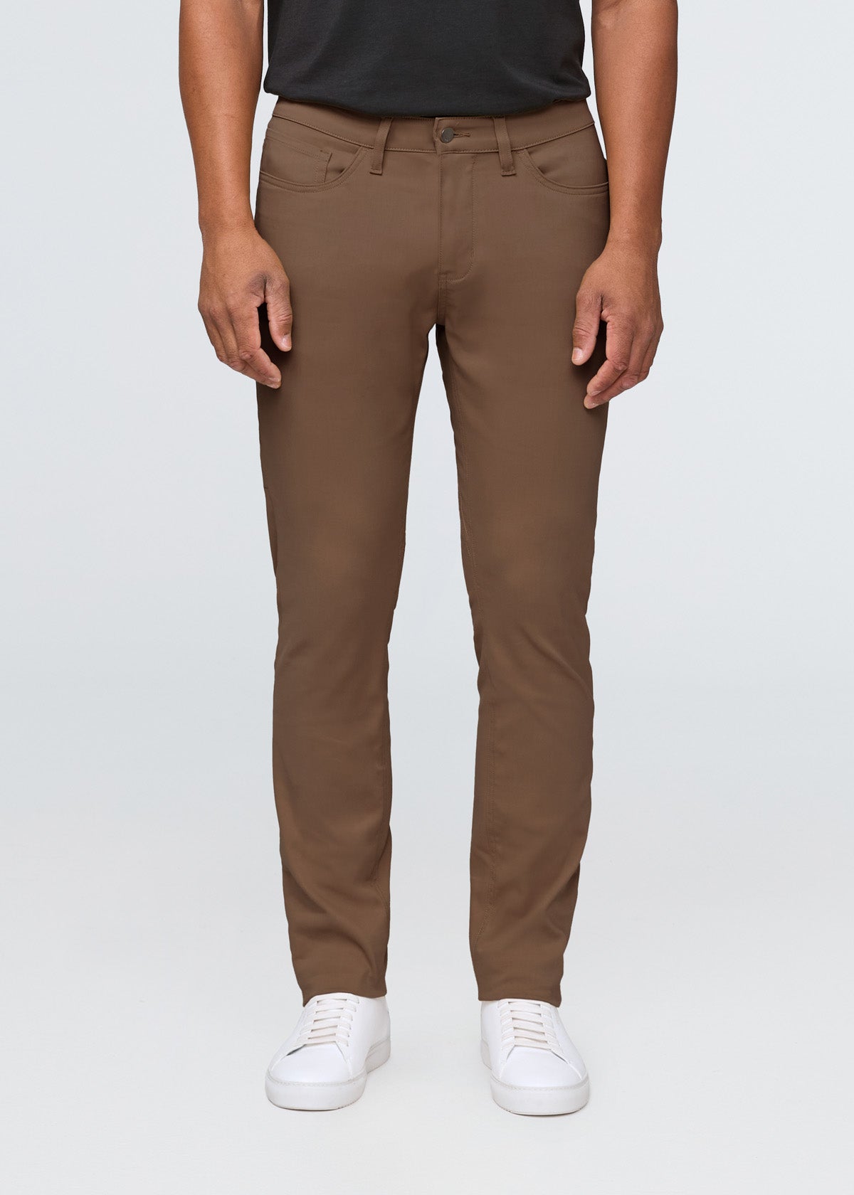 mens warm sand relaxed fit stretch pant front