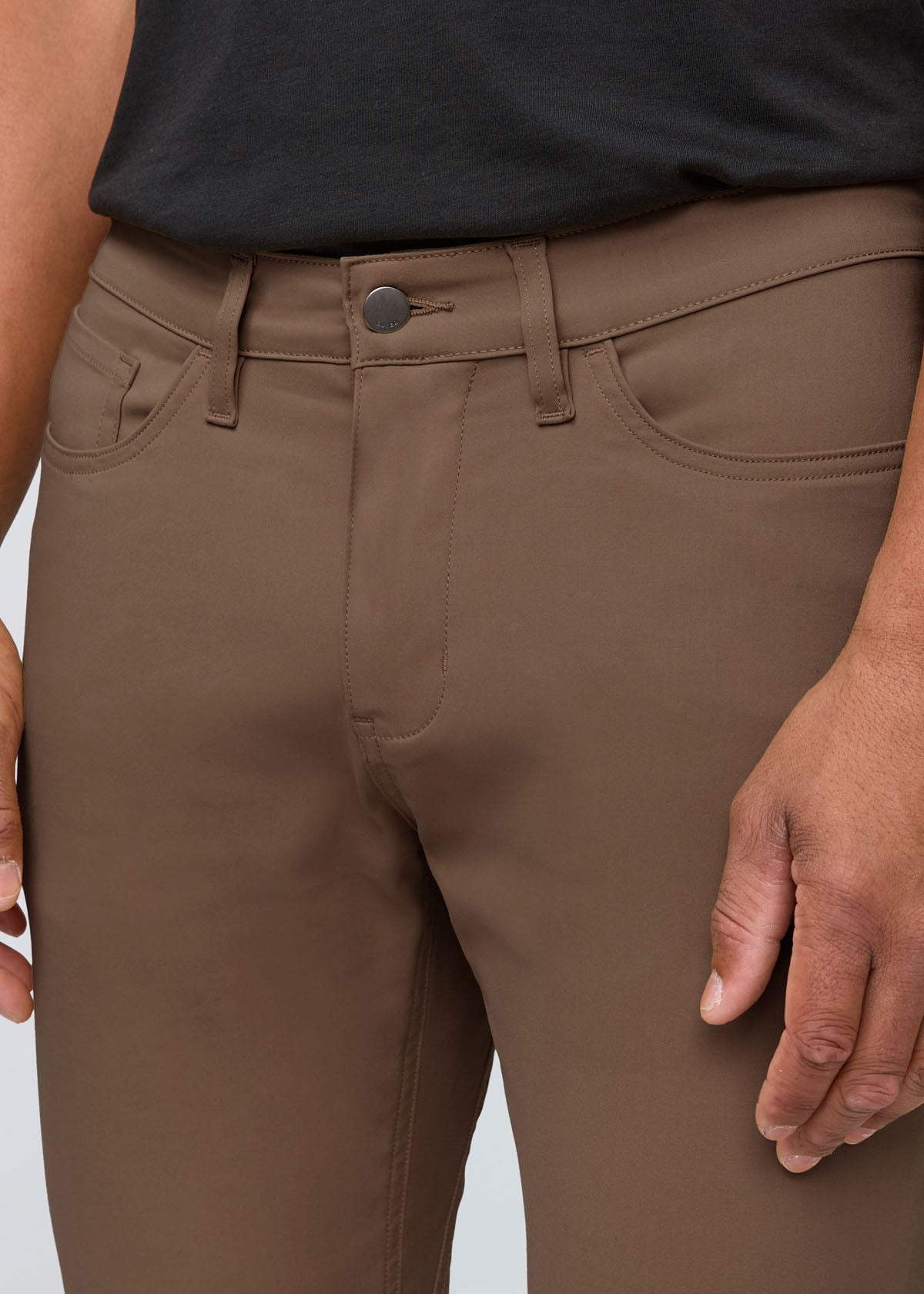 mens warm sand relaxed fit stretch pant front waistband