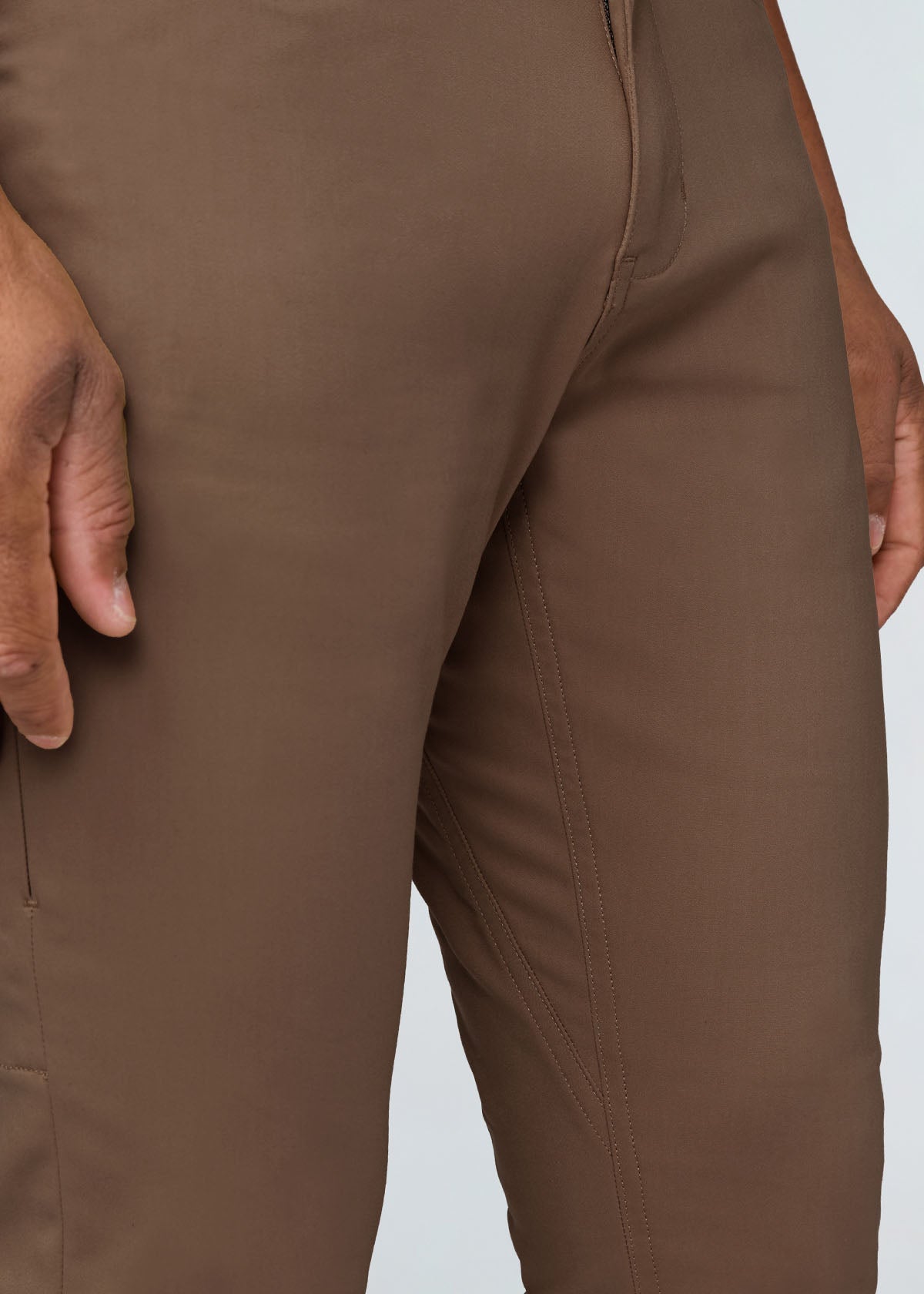 mens warm sand relaxed fit stretch pant gusset