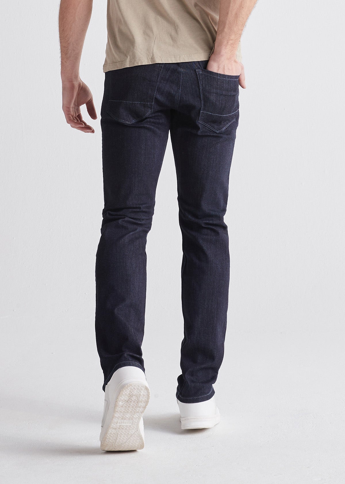 Men's Blue Slim Fit Stretch Jeans – DUER - Main Image
