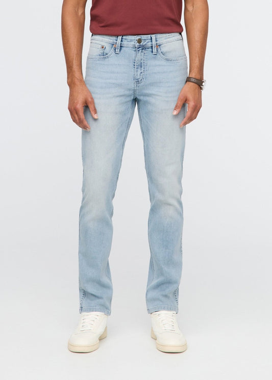 mens desert stone blue slim fit stretch jeans front