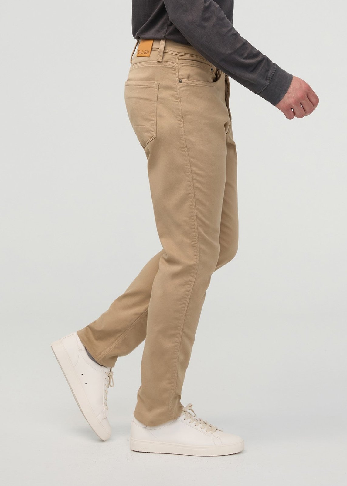 No Sweat Athletic Taper - Desert Khaki | DUER