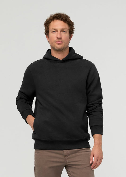 DuraSoft Fleece Motion Hoodie - Black | DUER