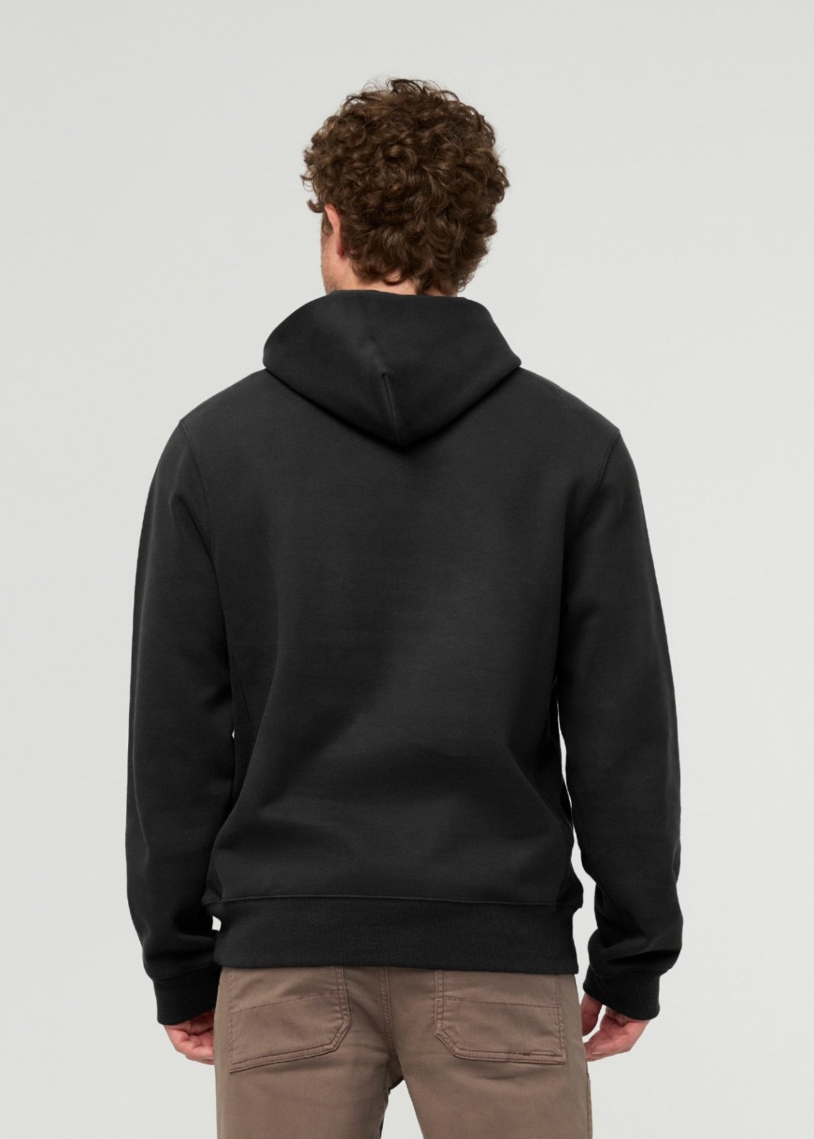 DuraSoft Fleece Motion Hoodie - Black | DUER