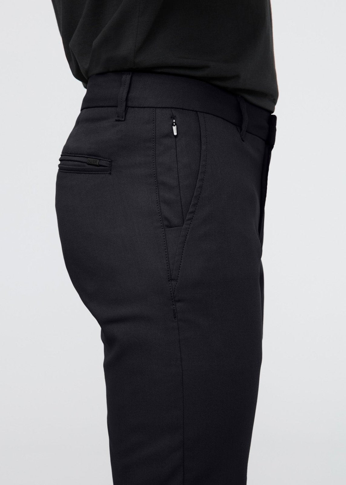 Nustretch Slim Straight Trouser Black
