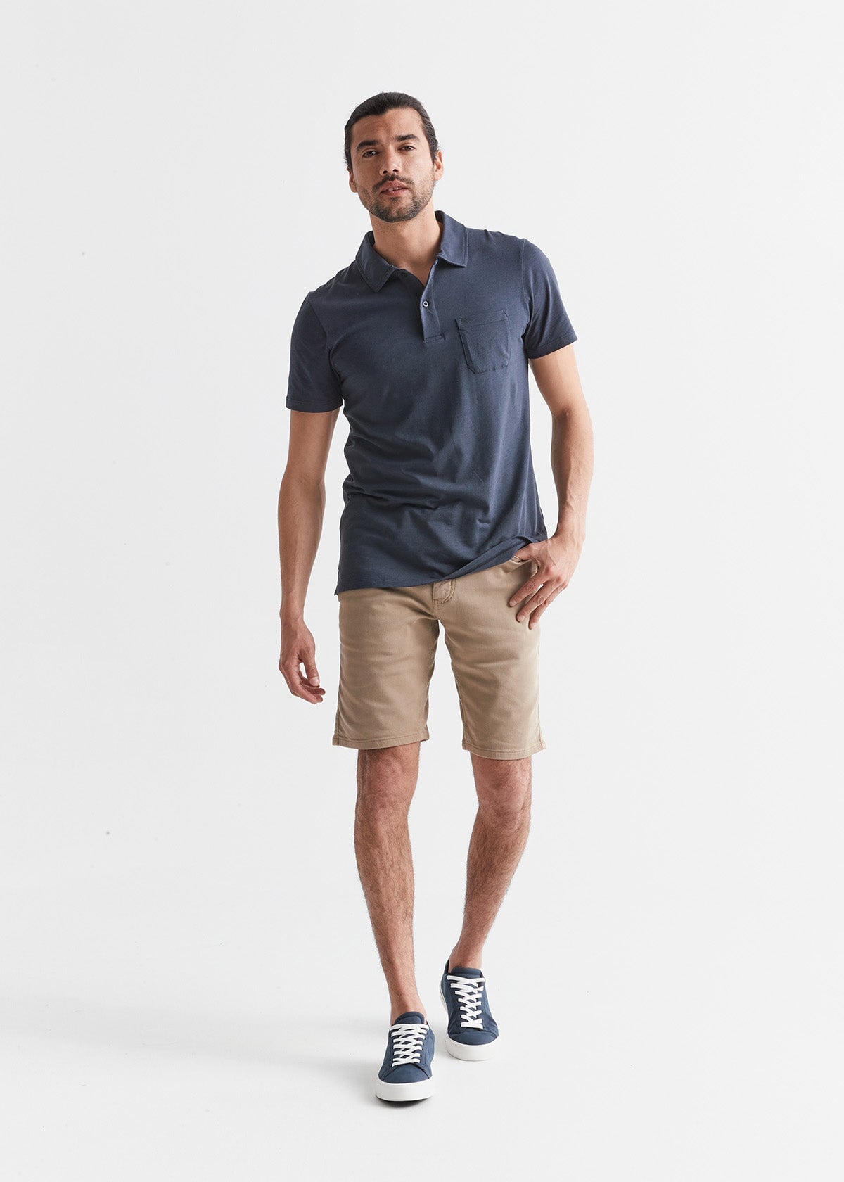DUER No Sweat Short Slim - Desert Khaki