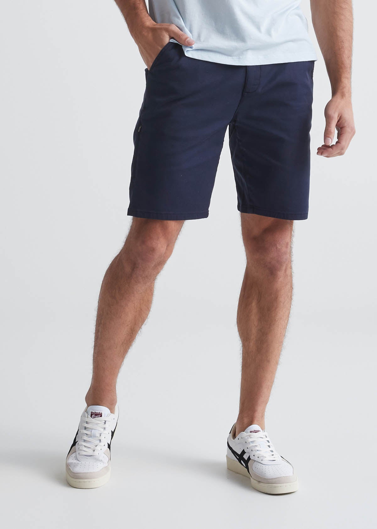 Men's Dark Blue Lightweight Shorts Slim Fit – DUER