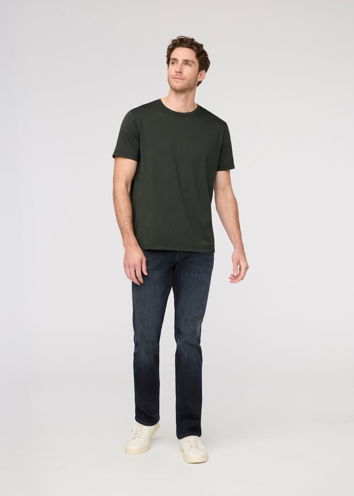 PurePima Only Tee - Evergreen | DUER