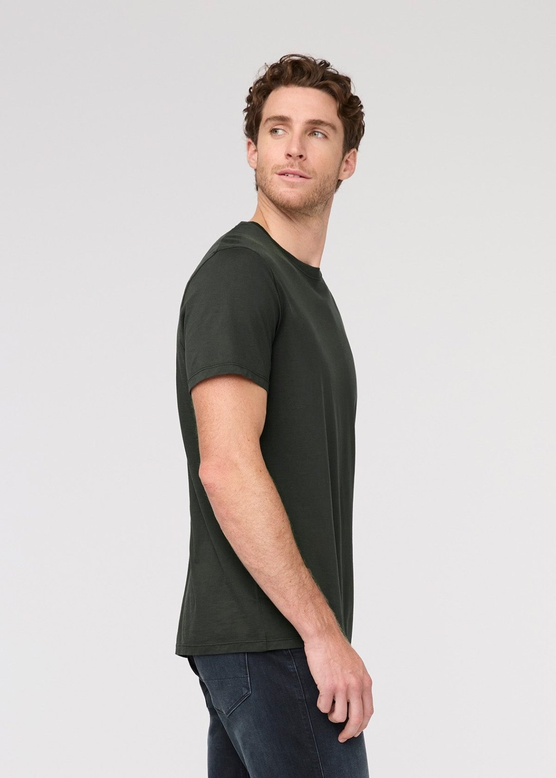 PurePima Only Tee - Evergreen | DUER