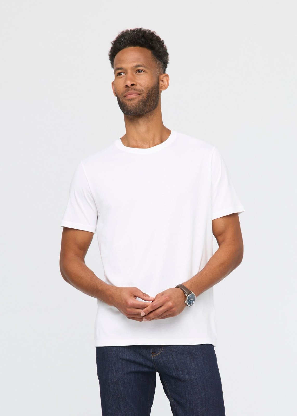 PurePima Only Tee - White | DUER