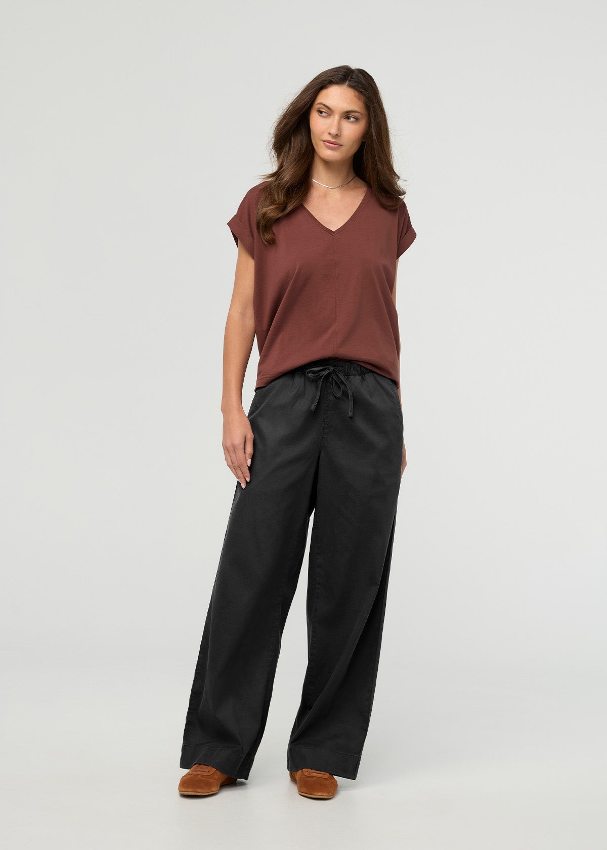 Deluxe Twill Easy Pant - Black | DUER