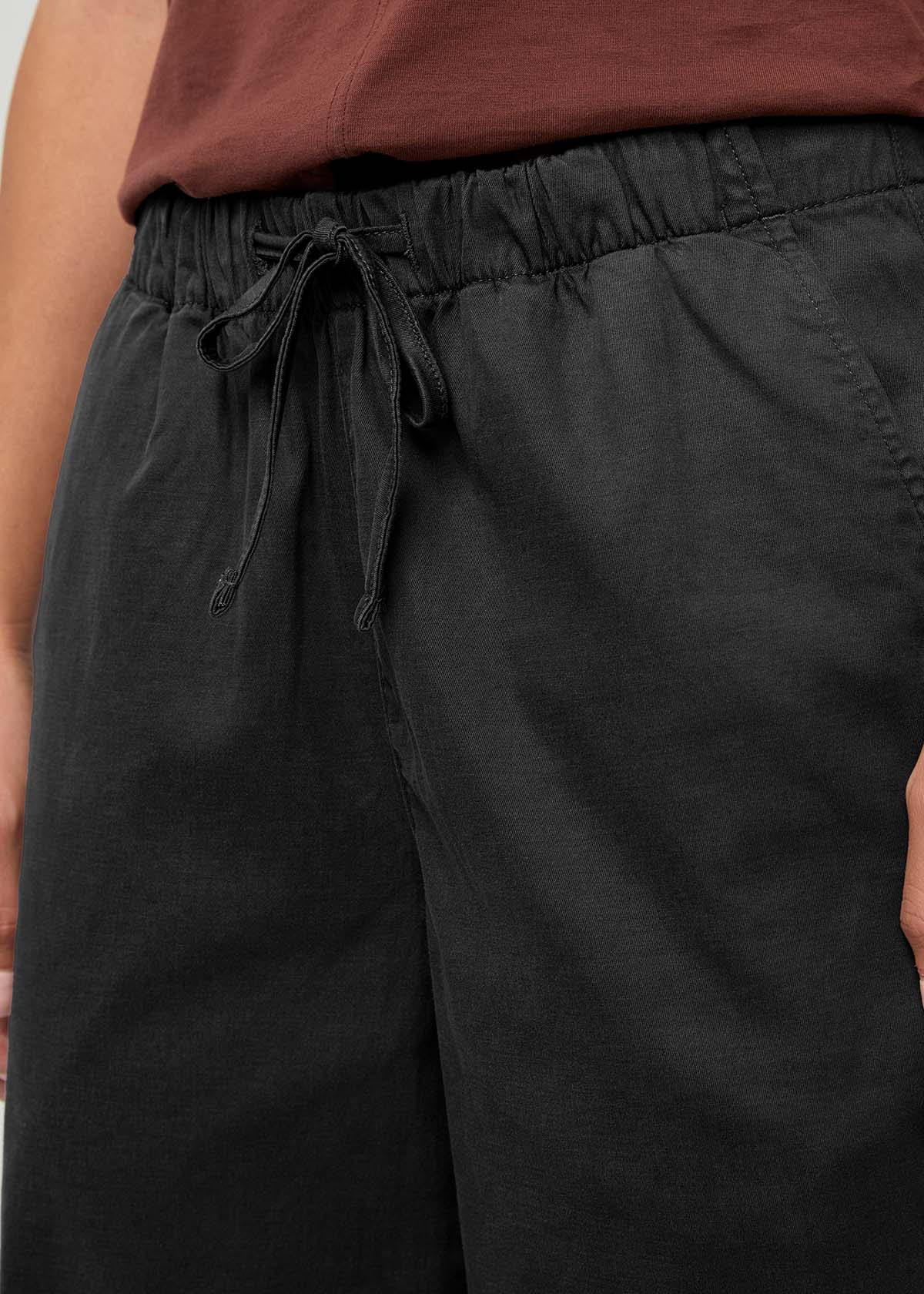 Deluxe Twill Easy Pant - Black | DUER