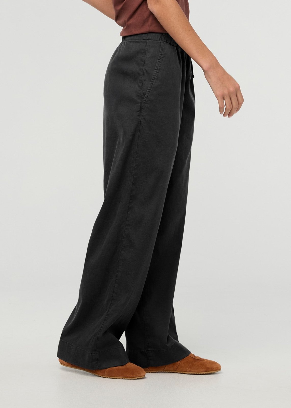 Deluxe Twill Easy Pant - Black | DUER