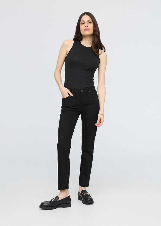 Performance Denim Girlfriend Jean Black