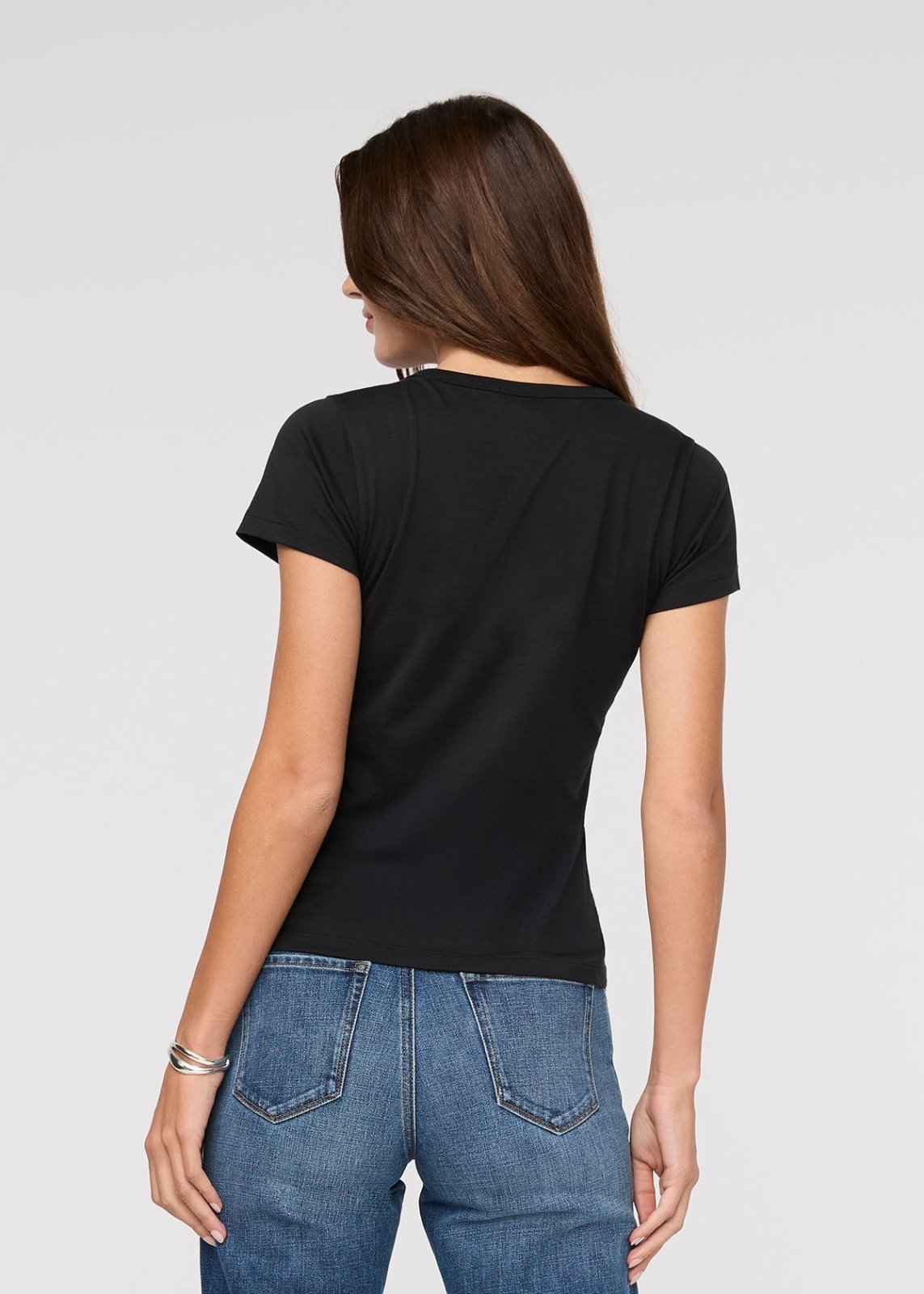 PurePima Slim Crew - Black | DUER